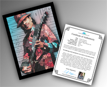Load image into Gallery viewer, Carlos Santana - Word Mosaic Art Print
