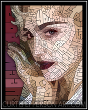 Load image into Gallery viewer, Madonna - Word Mosaic Art Print
