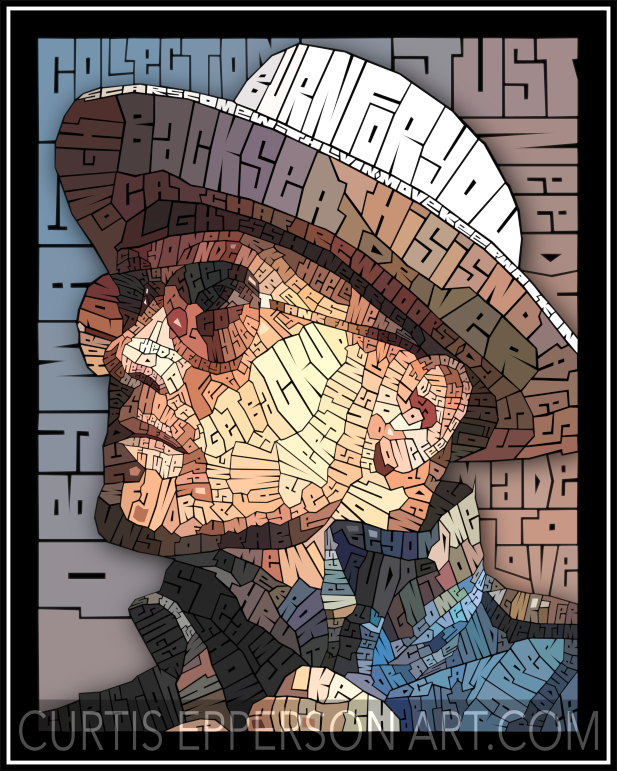 TobyMac - Word Mosaic Art Print